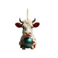 thumbnail image 1 of Bouanq Christmas Decorations Xmas Tree Ornaments Christmas Tree Bull Pendant 2D Acrylic Christmas Pendant Christmas Jewelry Christmas Pendant Christmas Tree Jewelry Christmas Gifts on Clearance, 1 of 3
