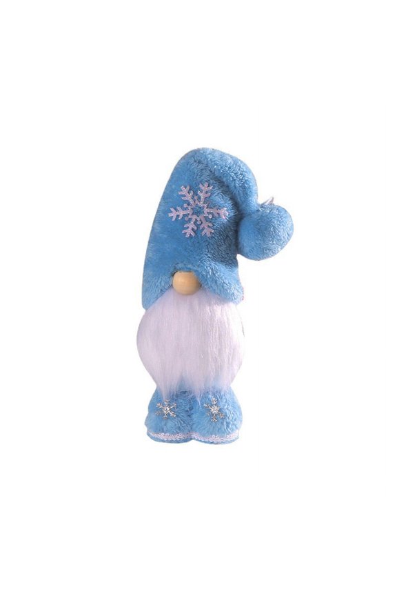 Christmas Decorations Xmas Tree Ornaments Christmas Faceless Doll Standing Snowflake Decoration Ornaments Window Desktop Gnome Christmas Decorations Christmas Gifts on Clearance
