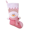 thumbnail image 1 of Bouanq Christmas Stockings Personalized, Large Xmas Stockings Decorations, Snowman Penguin Santa for Family Holiday Christmas Party, 1 of 8