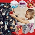 thumbnail image 1 of Bouanq Christmas Tree Ornaments Set, 32PCS Mini Christmas Ball Ornaments Decoration for Christmas Trees Decorations including Jingle Bell, Snowman,Gifts,Ball, 1 of 5