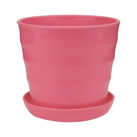 Bouanq Colourful Mini Plastic Flower Pot Succulents Plant Flowerpot Home Office Decor