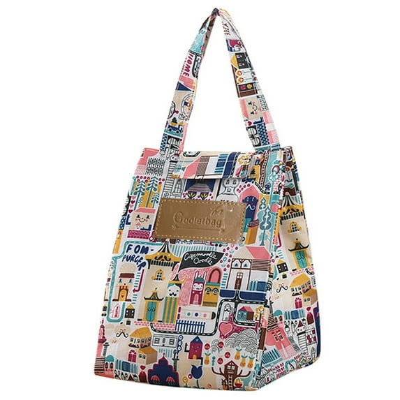 Bouanq Cute Cartoon Lunch Bag,Insulated Lunch Bag Large Waterproof Adult Lunch Tote Bag For Men, Women or chirldren