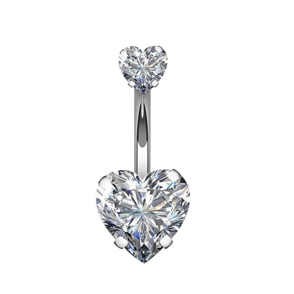 Chmadoxn Ring Belly Button Ring Updated S Urgical Steel Belly Button Rings With Properly Promise Rings for Her Gift for Mother Wife Girl Friend