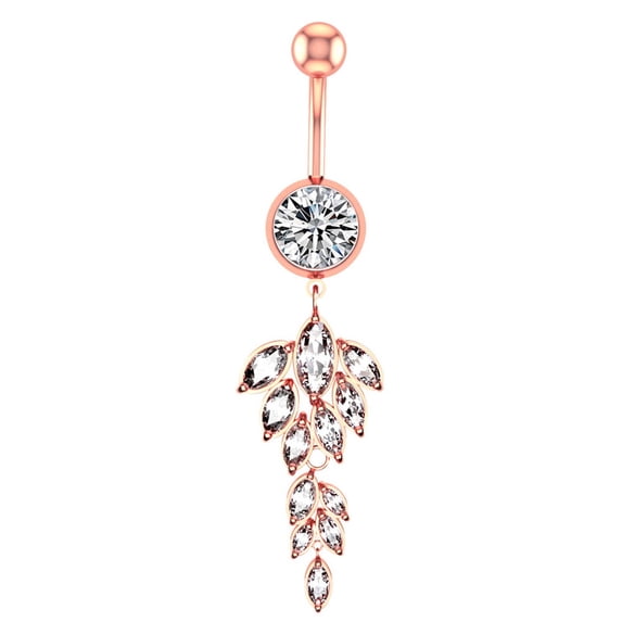 Chmadoxn Ring Belly Button Ring Updated S Urgical Steel Belly Button Rings With Properly Promise Rings for Her Gift for Mother Wife Girl Friend