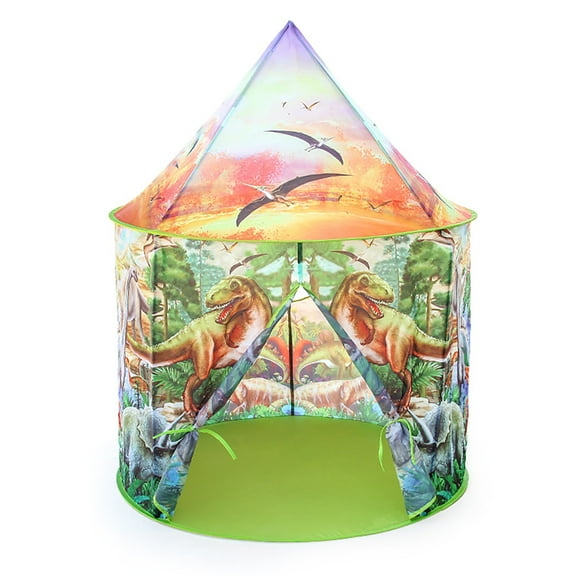 Chmadoxn Dinosaur Discovery Kids Tent with Roar Button, an Extraordinary Dinosaur Tent, Up Tent for Kids, Dinosaur Toys for Kids Girls & Boys, Kids Play Tent, Outdoor and Indoor Tents for Kids