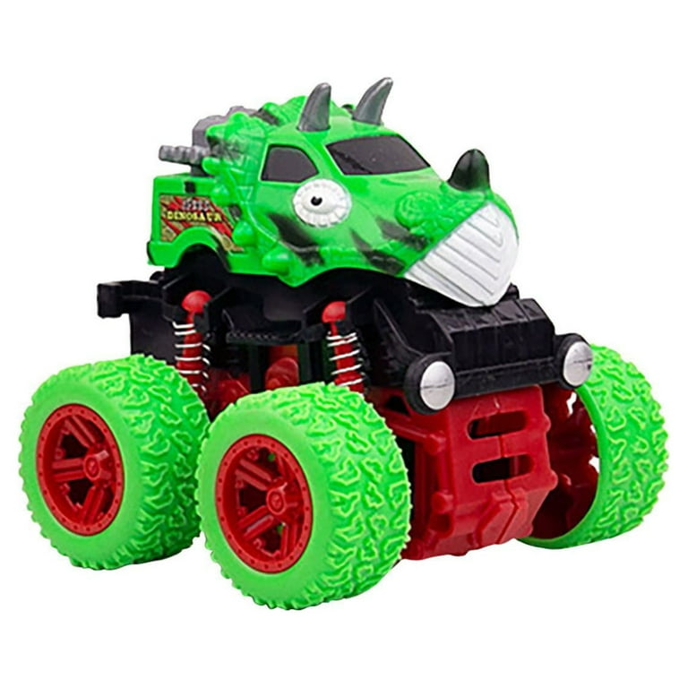 Bouanq Dinosaur Toy Car Friction Powered Monster Truck for Kids