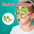 thumbnail image 1 of Chmadoxn Easter Glasses Funny Paperboard Photo Booth Props Glasses - Easter Rabbit amd Easter Eggs Foam Party Glasses for Adults and Kids - Fun Novelty Party Favors Accessories for Easter, 1 of 5