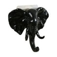 thumbnail image 1 of Bouanq Elephant Head Self Adhesive Wall Door Hook Hanger Bag Keys Sticky Holder BK on Clearance, 1 of 4
