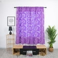 thumbnail image 1 of Bouanq Embroidered Soft Decorative Sheer Voile Light Filtering Grommet Window Treatment Curtain Drapery Panels for Bedroom & Living Room - Set of 2 Panels, 1 of 7