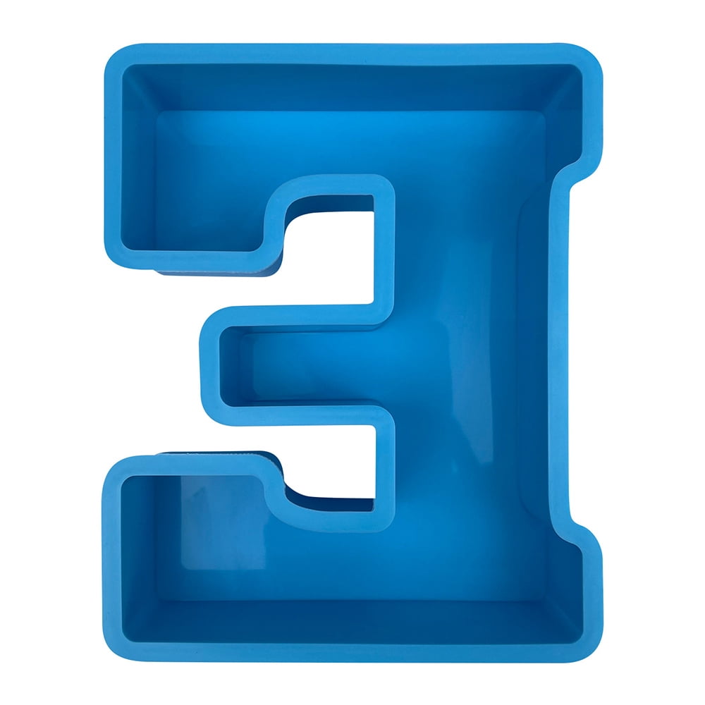 Bouanq English Letter Silicone Mold,3D Alphabet Letter Epoxy Resin ...