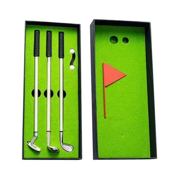 Bouanq Gel Pens, Colored Pencils Golf Gift Pen Simulation Driving Range Gift Box Pen Golf Club Pen Golf Club Metal Gift Ballpoint Pen 6-piece Set 3ml Cute Pens Paint Brushes