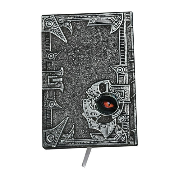 Bouanq Gel Pens, Colored Pencils Retro Embossed Evil Dragon Notebook Dinosaur European Notepad Stereoscopic 100 Pages Cute Pens Paint Brushes