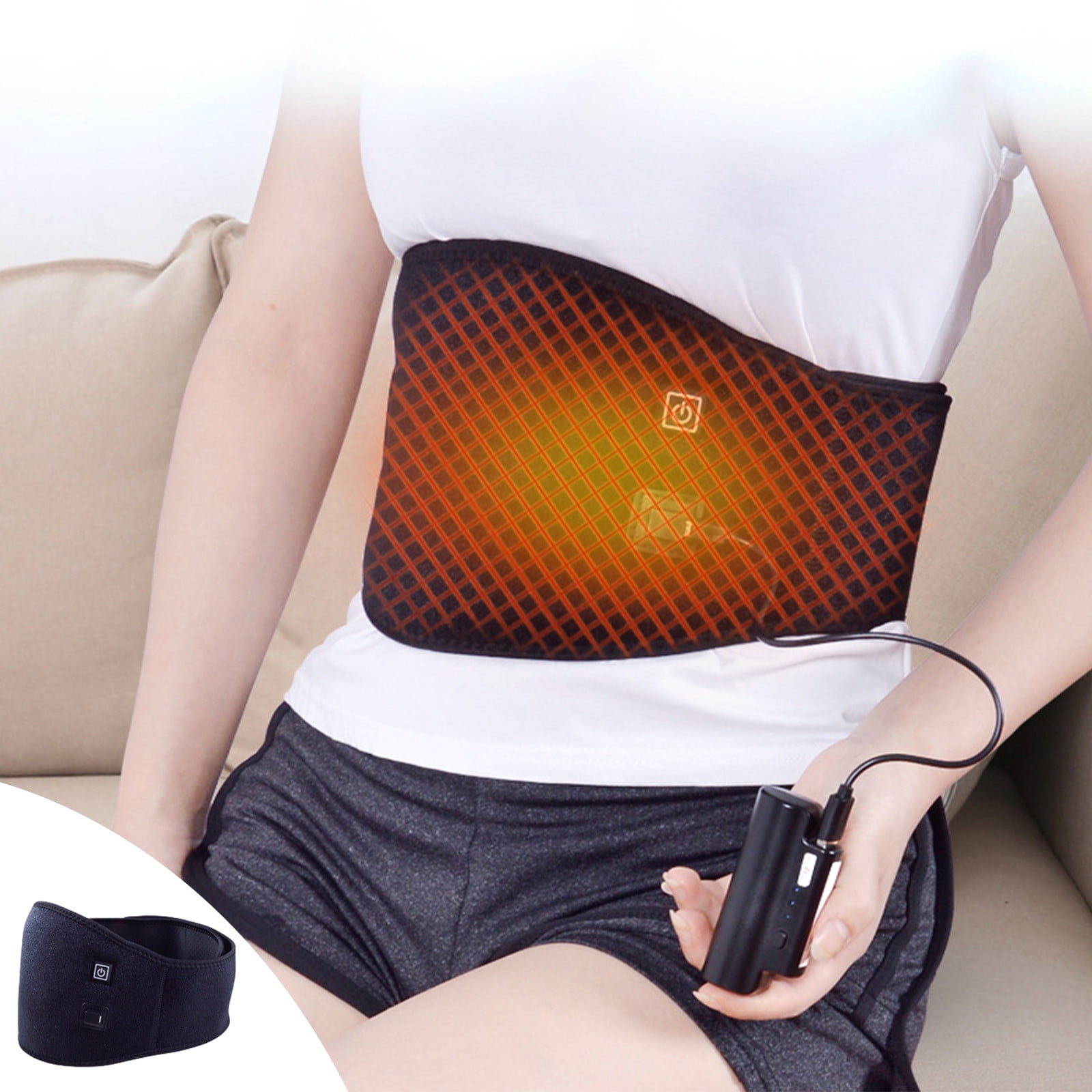 Bouanq Heating Pads for Cramps Menstrual Heating Pad with Rechargeble