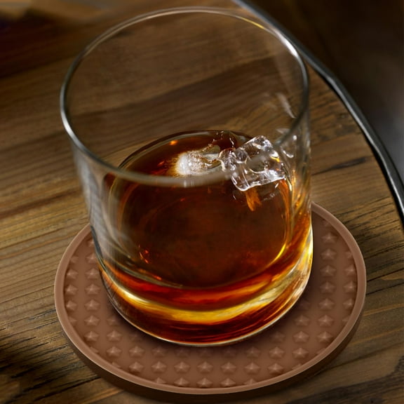 "Bouanq Kitchen Placemat Coasters 6pc Cup Mat For Drinks, Silicone Drink Cup Mat, Cup Mat With Grooved Design, Non-slip Base, Cup Mat For Coffee Table Table Placemats"