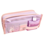 Bouanq School Supplies Large-capacity Multi-function Pencil Case Three-layer Stationery Bag Pencil Case Back To School Pencil Pouch Pencil Case