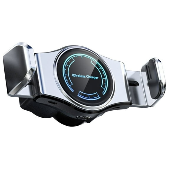 "Bouanq School Supplies Portable Wireless Charger Wireless Car Charger For All Smartphones,15W QI Fast Charging,Auto-Clamping Car Wireless Charger A-ir Vent Car Phone Mount"