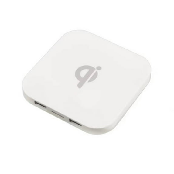 Bouanq School Supplies Portable Wireless Charger Wireless Charger For Smartphones 5W Desktop Wireless Charger Compatible With IOS & Android With 2 USB Ports
