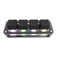 thumbnail image 1 of Bouanq School Supplies Smart Electronics Custom Small Keyboard Custom Key4 Small Keyboard Copy Paste Gaming Game Mini Mechanical Keyboard, 1 of 6