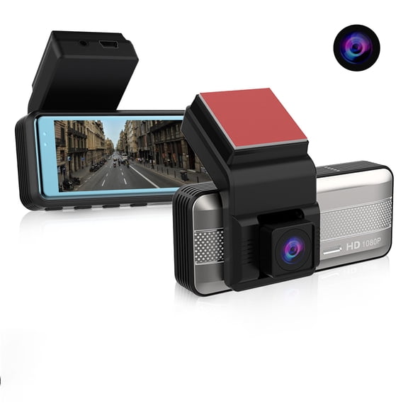 Bouanq School Supplies Smart Electronics Dash Cam Built In WiFi Front 1080P For Cars UHD 3.16inch IPS 120鎺?Wide Angle Dashboard Camera Starlight Night Vision G-Sensor