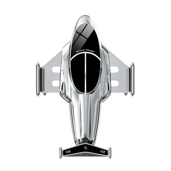 Bouanq Smart Electronics Wireless Car Charger Mount For Car Vent 15W Qi Fast Charging Auto- Clamping Car Hands Phone Holder Mount For Smartphone Compatible With IOS & Android