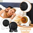 thumbnail image 1 of Bouanq Space Heater for Indoor Use, Fast Heating Ceramic Electric Heater , Overheating & Tip-Over Protection,Portable Heater Oscillating Ceramic Heater for Bedroom, Office, and Indoor Use, 1 of 6