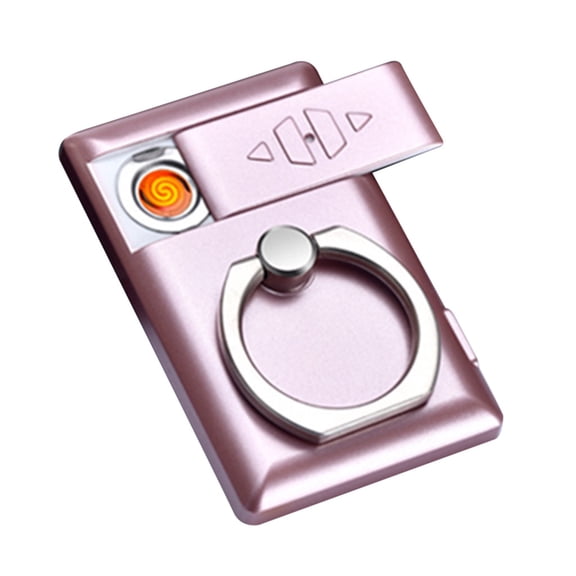 Hesxuno Sports & Outdoors Cigarettes Electric USB Charging Rechargeable Flameless Phone Stand Lighter Travel Hiking Accessories