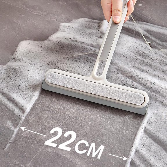 Bouanq Three-In-One Glass Cleaning Brush Double-Sided Wiper Screen Window Brush Glass Wipe Window Small Hair Brush Sponge Brush Kitchen Gadgets Bathroom Cleaner