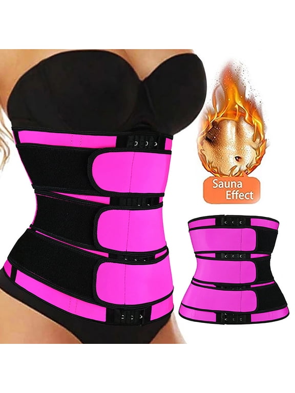 Womens Corset Top Long Torso Waist Trainer Trimmer Workout Sweat Bands Sauna Belt Lower Belly Tummy Control Trainer Shapeware