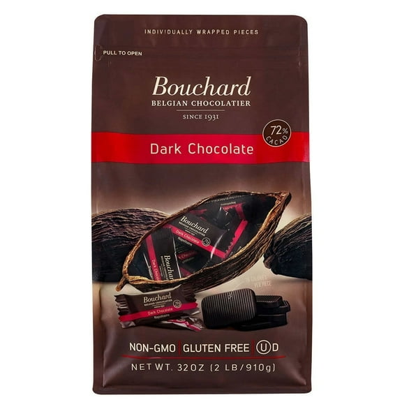 Bouchard Belgian Napolitains Premium Dark Chocolate 32 Ounce