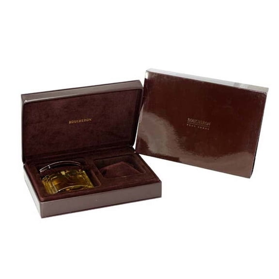 Boucheron Cologne By Boucheron For Men Eau De Toilette Spray 3.4 Oz / 100 Ml In Leather Case