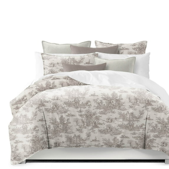 Bouclair Beige Coverlet Set Super Queen