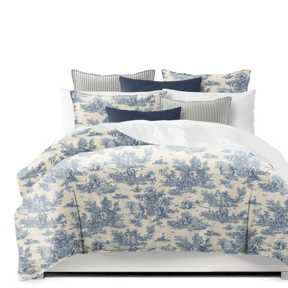 Bouclair Blue Coverlet Set King