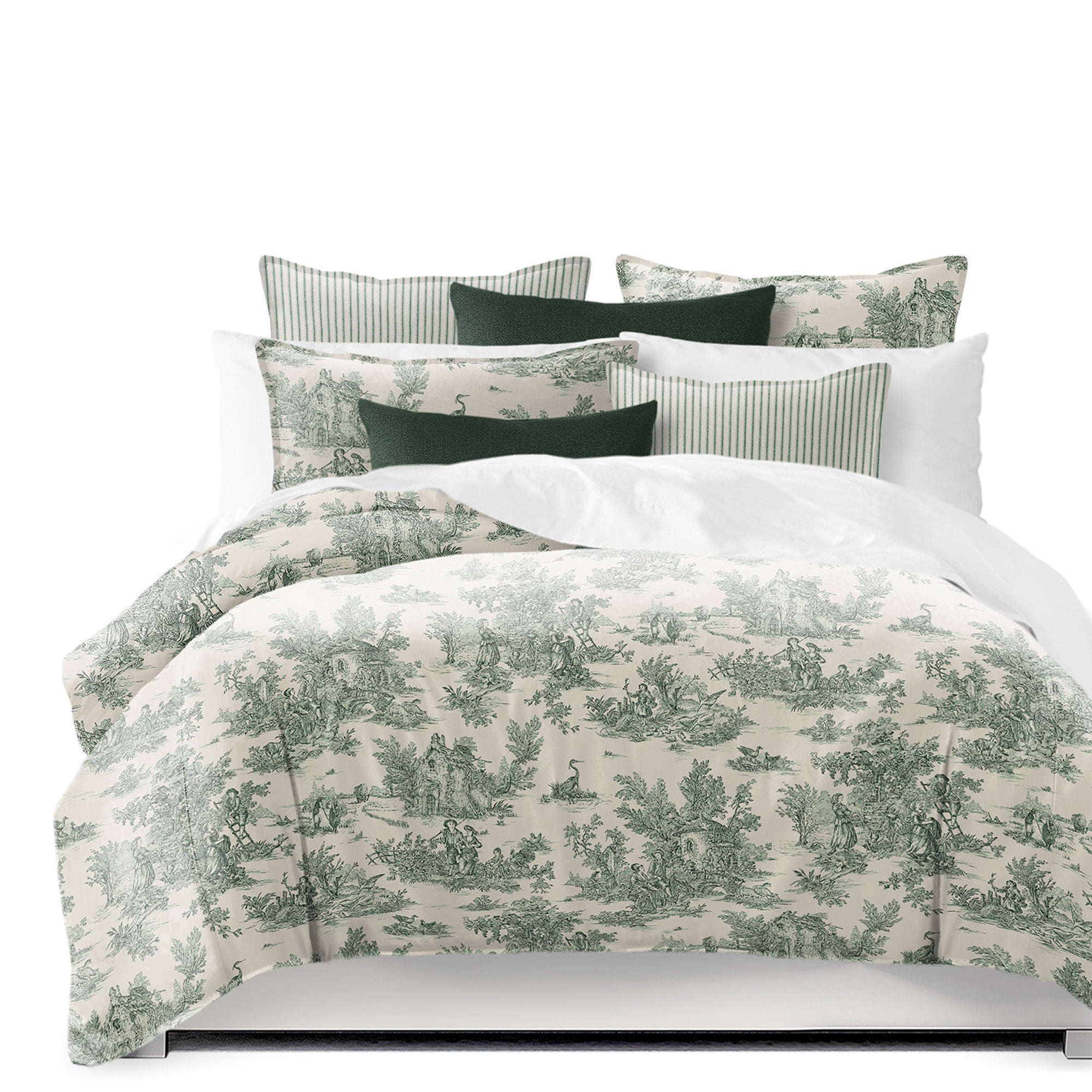 Bouclair Green Duvet Cover Set Twin