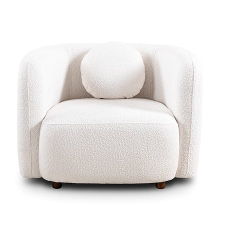 Boucle Upholstered - Breathable and Soft to Touch - Primary Living Space - Tranquil Atmosphere