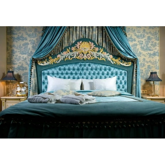 Boudoir Bedroom Backdrop for Photography Luxury Interior Pillows Bed Children Adult Portrait Photocall Background