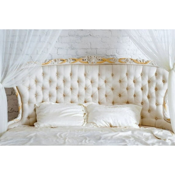 Boudoir Bedroom Backdrop for Photography Luxury Interior Pillows Bed Children Adult Portrait Photocall Background