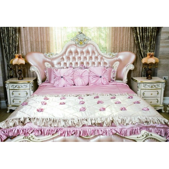 Boudoir Bedroom Backdrop for Photography Luxury Interior Pillows Bed Children Adult Portrait Photocall Background