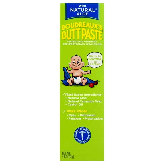 Boudreaux's All Natural Butt Paste 4 oz (Pack of 2)