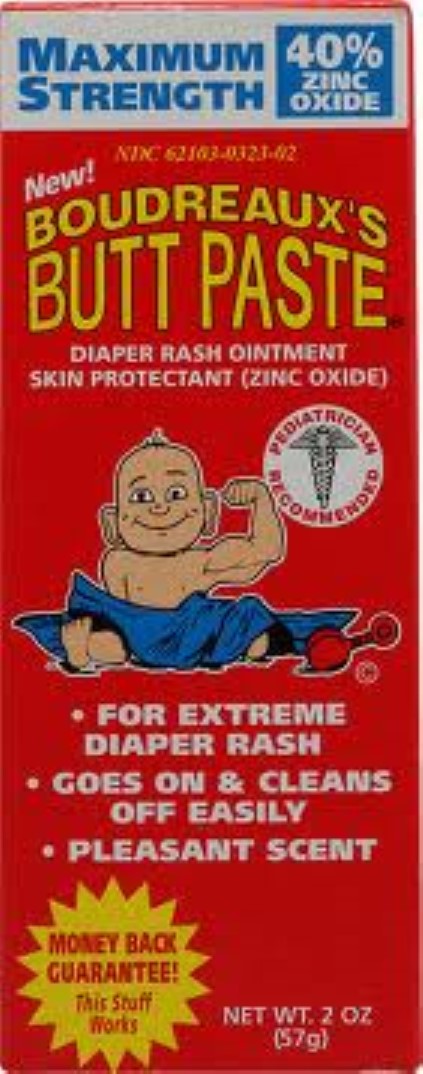 Boudreaux's Maximum Strength Butt Paste diaper rash ointment 2 oz (Pack of 3) - image 1 of 7