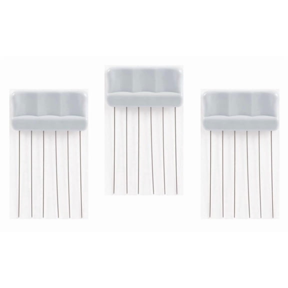 Bouffant Metal Lift Pick (GRAY, 3 - PIECE)