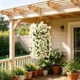 thumbnail image 1 of Bougainvillea Artificial Hanging Flowers Plants for Outdoors Decoration, White Fake Flowers Silk Bougainvillea Vines Realistic UV Resistant Faux Flowers for Outdoor Planters Patio Yard, 1 of 7