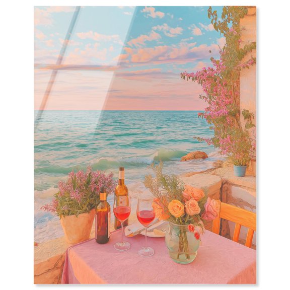 Bougainvillea Bliss Acrylic Print Fashion Art by Art Remedy, Ready to Hang, 20 x 24