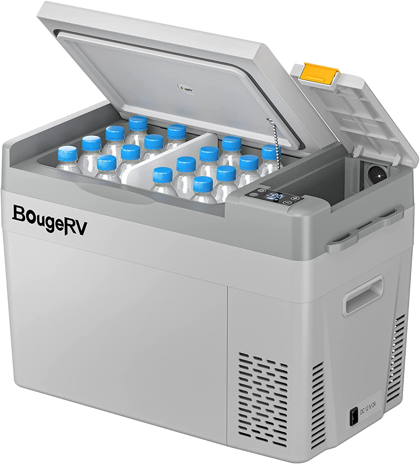 BougeRV 12 Volt Refrigerator, CRPRO 30 Quart 12V Car Fridge, Portable