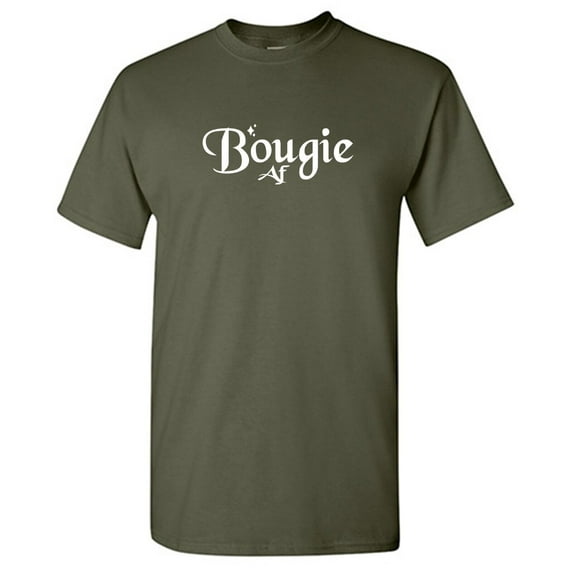 Bougie Af Sarcastic Humor Graphic Tees Gift For Mens Novelty Funny T Shirt