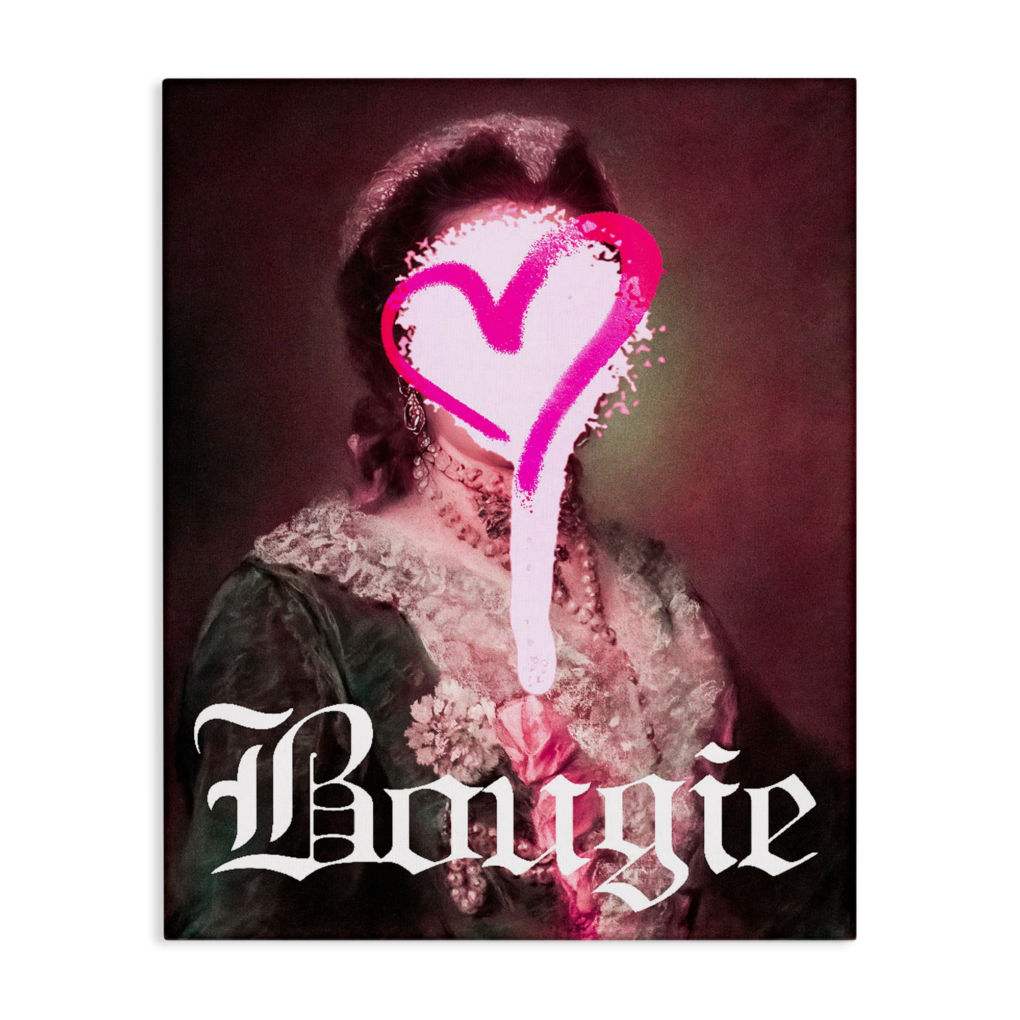 Bougie Classical Portrait Canvas Wall Art, design by Lil' Rue