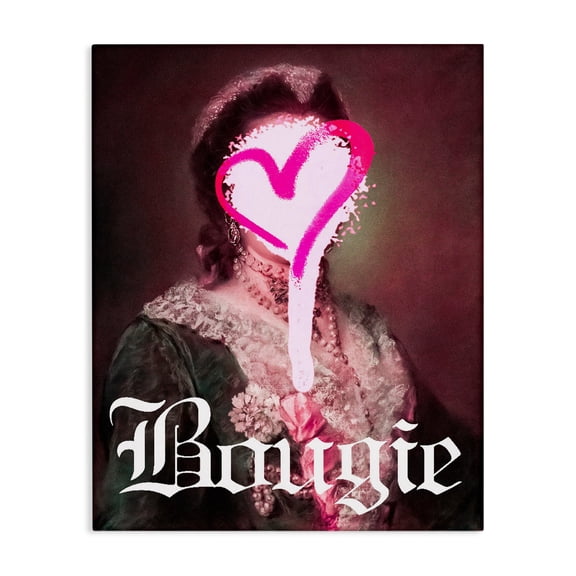 Bougie Classical Portrait Canvas Wall Art, design by Lil' Rue