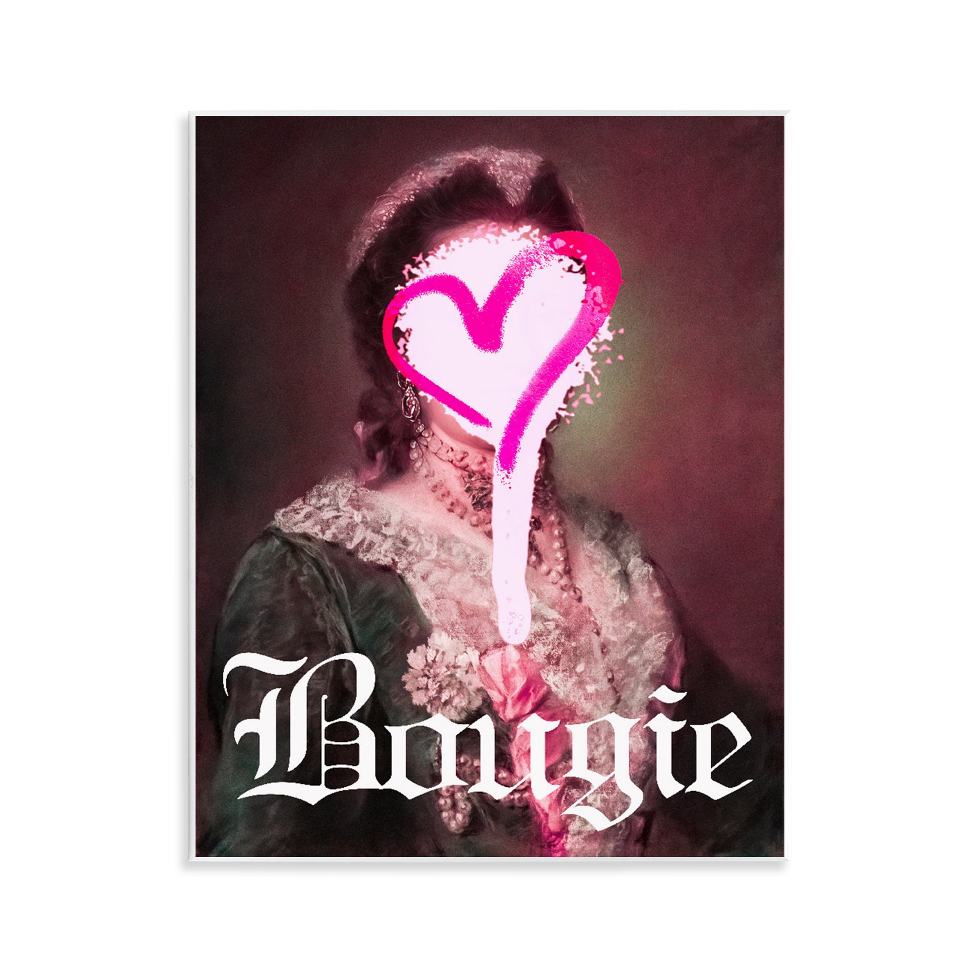 Bougie Classical Portrait Wall Plaque Art, design by Lil' Rue