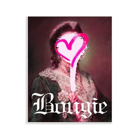 Bougie Classical Portrait Wall Plaque Art, design by Lil' Rue