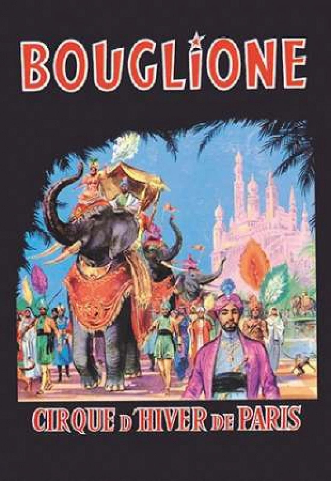 Bouglione - Cirque d Hiver de Paris Canvas Art - Vintage Elephant (24 x 36)