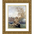 thumbnail image 1 of Bouguereau, William-Adolphe 15x18 Gold Ornate Wood Framed with Double Matting Museum Art Print Titled - The Birth of Venus, 1 of 4
